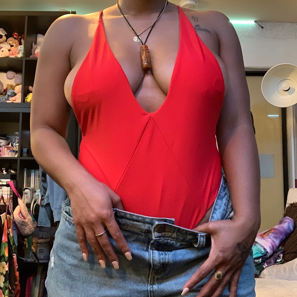 Sexy Red One Piece 👙